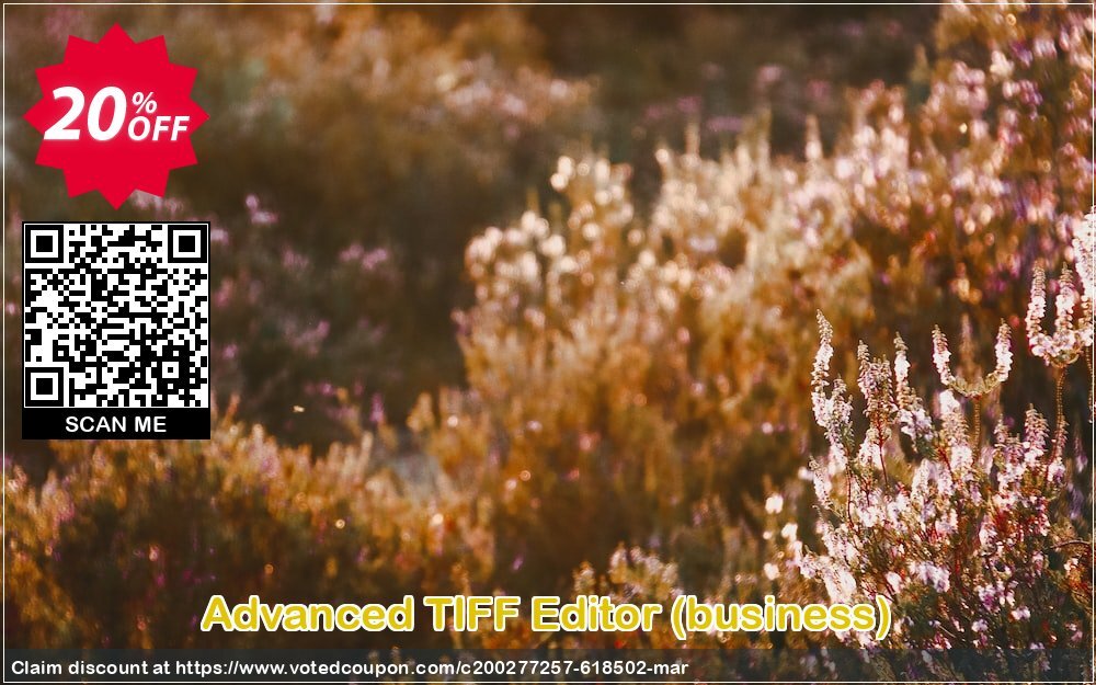 Advanced TIFF Editor, business  Coupon, discount Advanced TIFF Editor (business) Excellent discount code 2024. Promotion: Excellent discount code of Advanced TIFF Editor (business) 2024