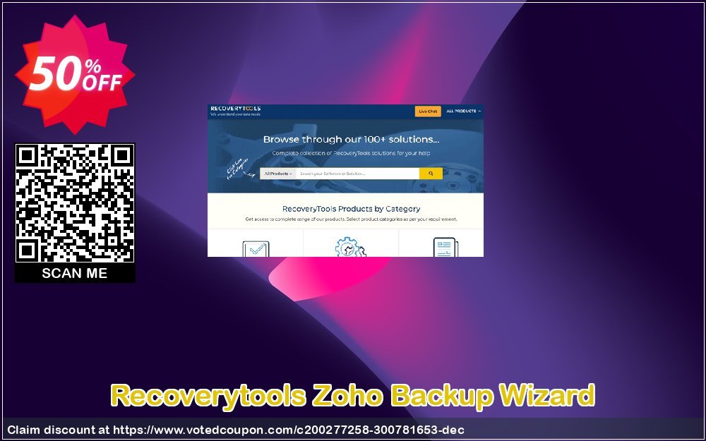 Recoverytools Zoho Backup Wizard Coupon, discount Coupon code Zoho Backup Wizard - Standard License. Promotion: Zoho Backup Wizard - Standard License offer from Recoverytools