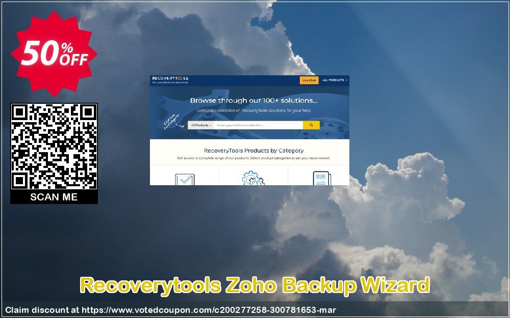 Recoverytools Zoho Backup Wizard Coupon Code May 2024, 50% OFF - VotedCoupon