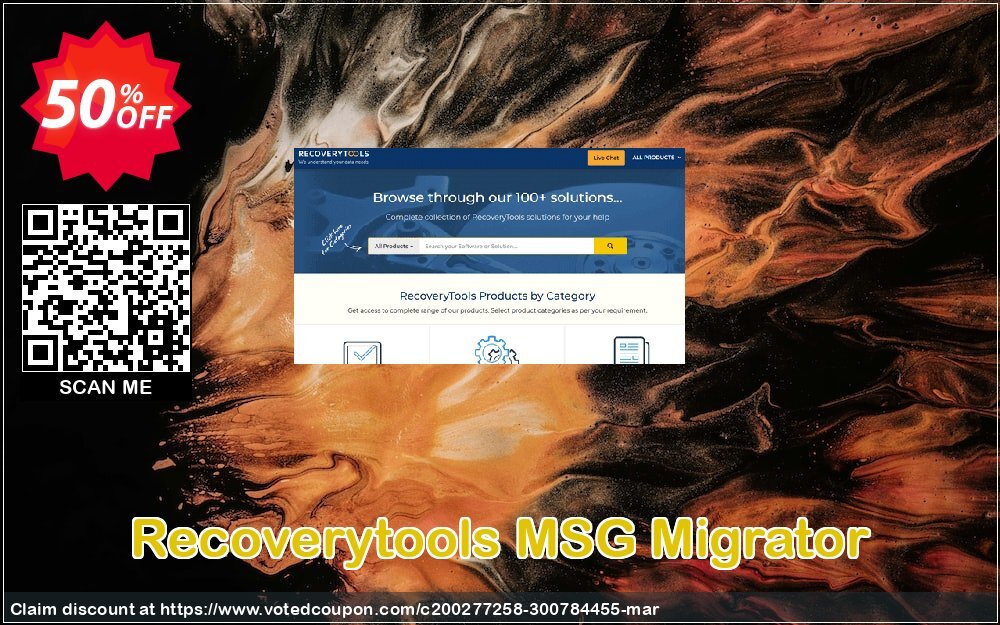 Recoverytools MSG Migrator Coupon, discount Coupon code MSG Migrator - Standard License. Promotion: MSG Migrator - Standard License offer from Recoverytools