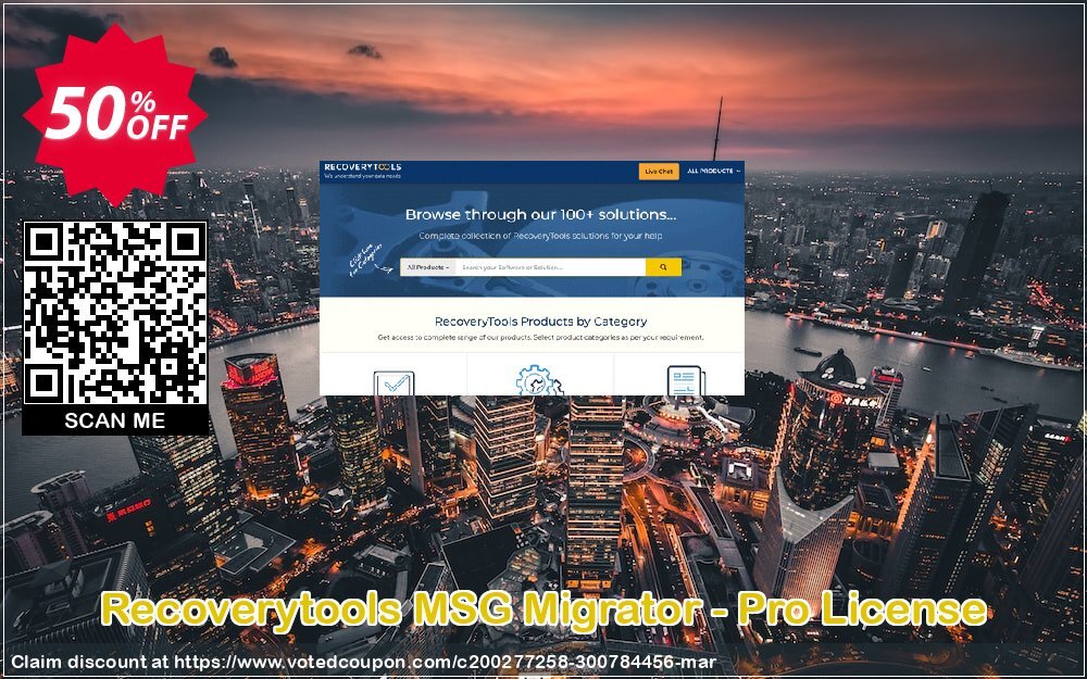 Recoverytools MSG Migrator - Pro Plan Coupon Code May 2024, 50% OFF - VotedCoupon