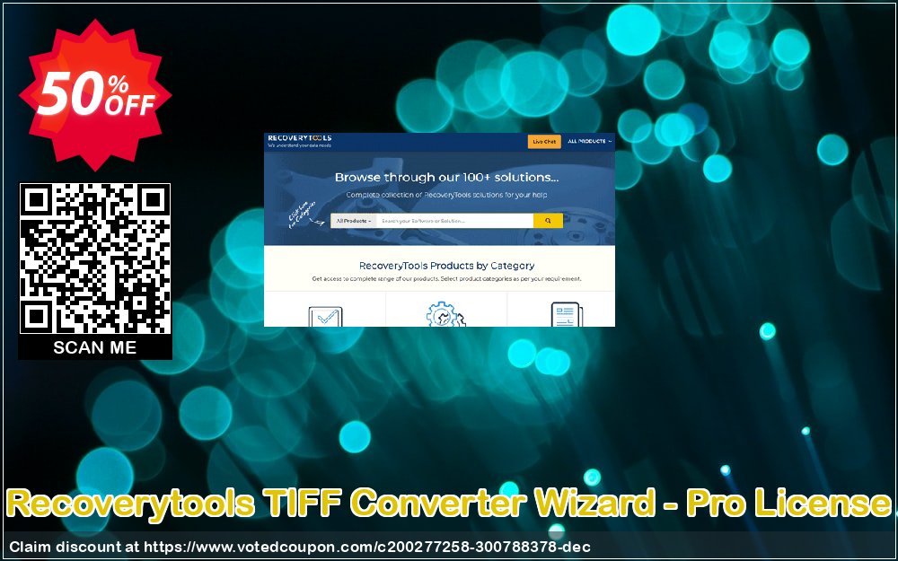 Recoverytools TIFF Converter Wizard - Pro Plan Coupon, discount Coupon code TIFF Converter Wizard - Pro License. Promotion: TIFF Converter Wizard - Pro License offer from Recoverytools