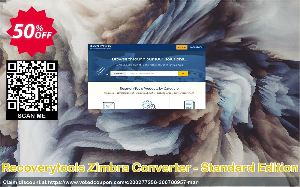 Recoverytools Zimbra Converter - Standard Edition Coupon Code May 2024, 50% OFF - VotedCoupon