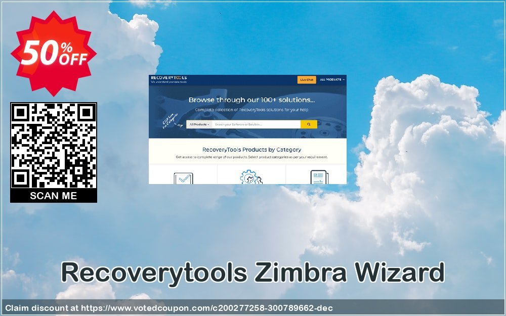 Recoverytools Zimbra Wizard Coupon Code May 2024, 50% OFF - VotedCoupon