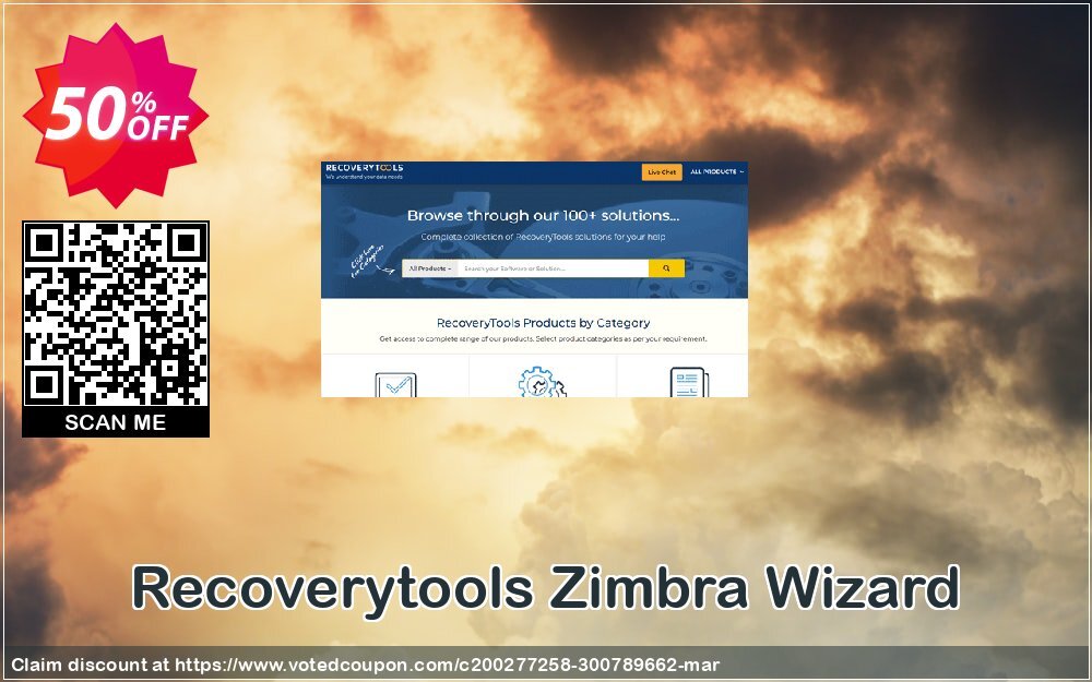 Recoverytools Zimbra Wizard Coupon Code May 2024, 50% OFF - VotedCoupon