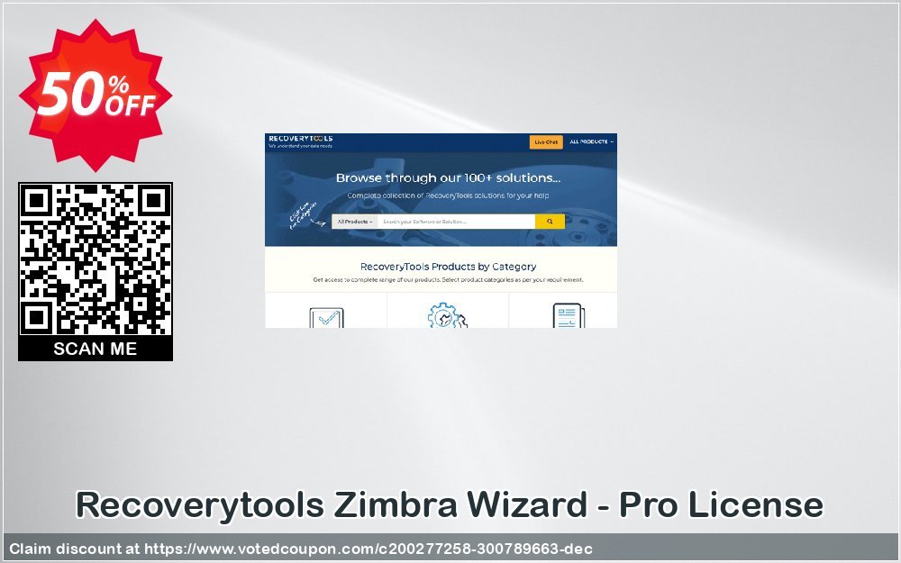 Recoverytools Zimbra Wizard - Pro Plan Coupon Code May 2024, 50% OFF - VotedCoupon