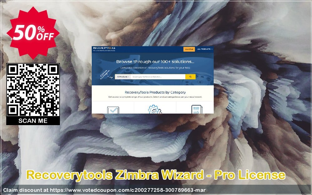 Recoverytools Zimbra Wizard - Pro Plan Coupon Code May 2024, 50% OFF - VotedCoupon