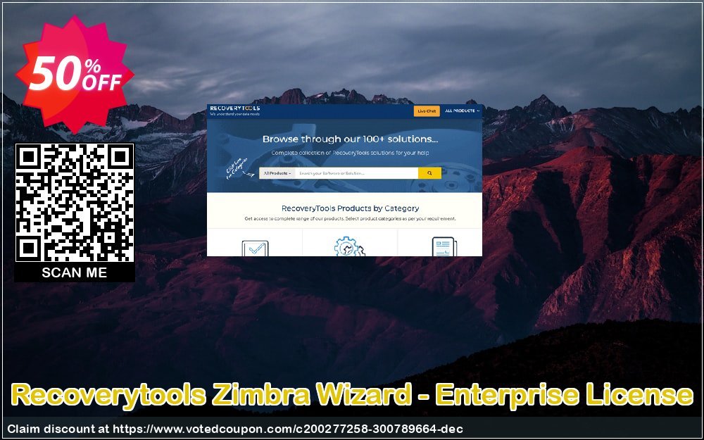 Recoverytools Zimbra Wizard - Enterprise Plan Coupon Code May 2024, 50% OFF - VotedCoupon