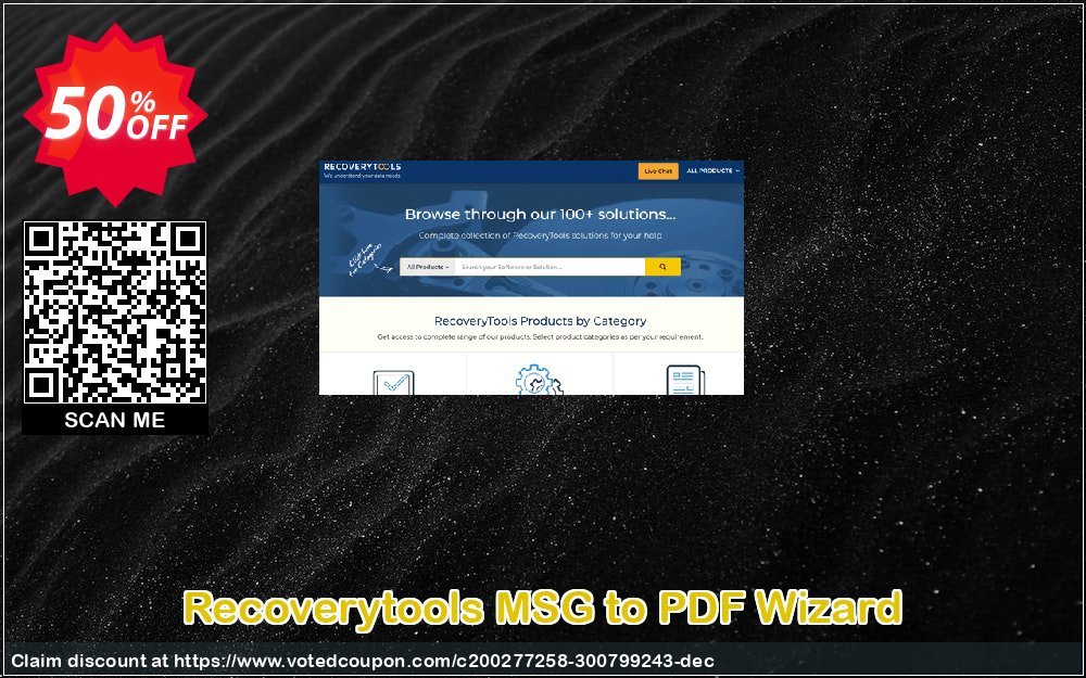 Recoverytools MSG to PDF Wizard Coupon, discount Coupon code MSG to PDF Wizard - Personal License. Promotion: MSG to PDF Wizard - Personal License offer from Recoverytools