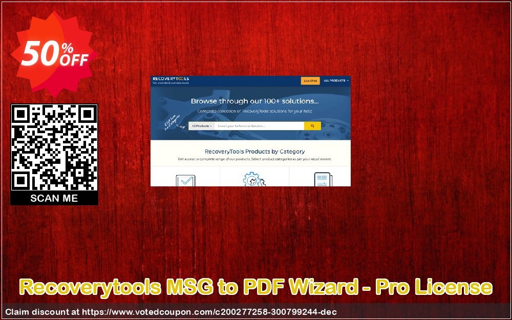 Recoverytools MSG to PDF Wizard - Pro Plan Coupon, discount Coupon code MSG to PDF Wizard - Pro License. Promotion: MSG to PDF Wizard - Pro License offer from Recoverytools