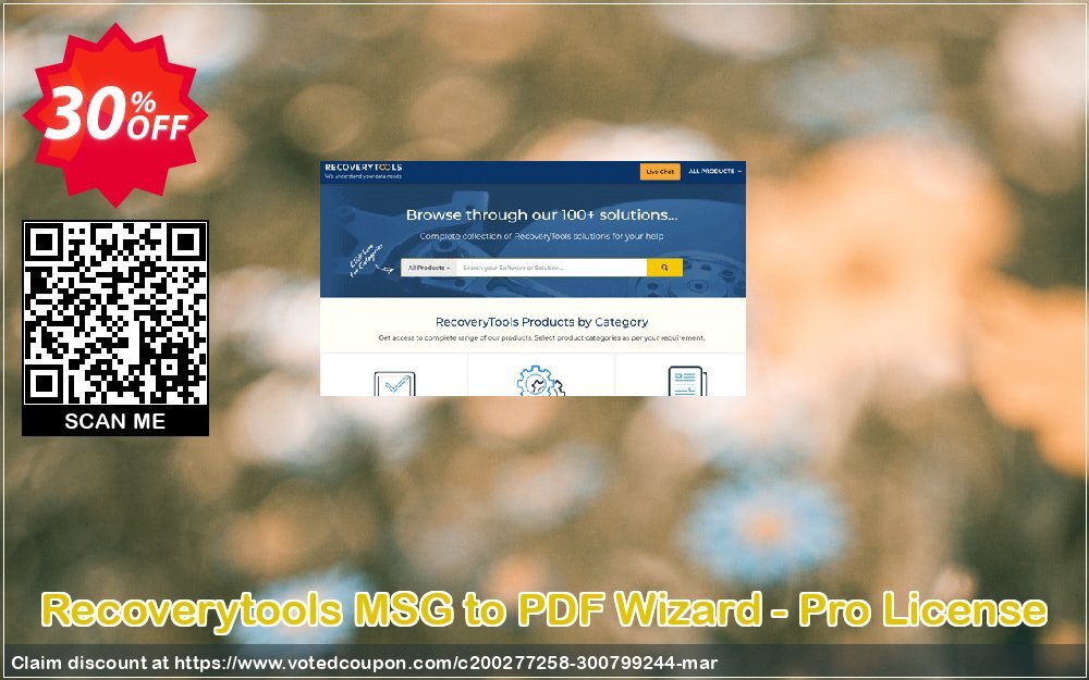 Recoverytools MSG to PDF Wizard - Pro Plan Coupon, discount Coupon code MSG to PDF Wizard - Pro License. Promotion: MSG to PDF Wizard - Pro License offer from Recoverytools