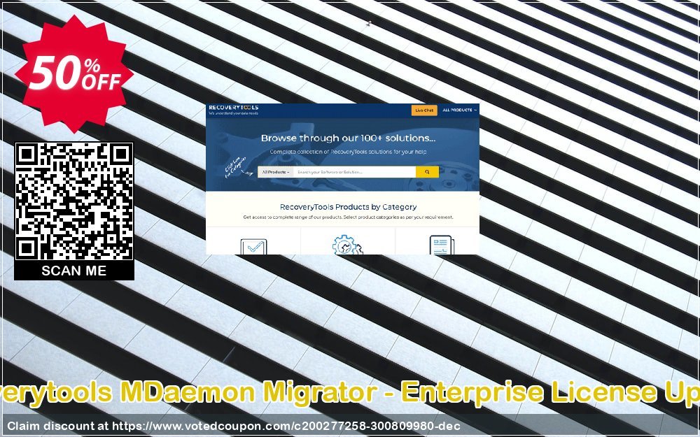Get 50% OFF Recoverytools MDaemon Migrator - Enterprise License Upgrade Coupon