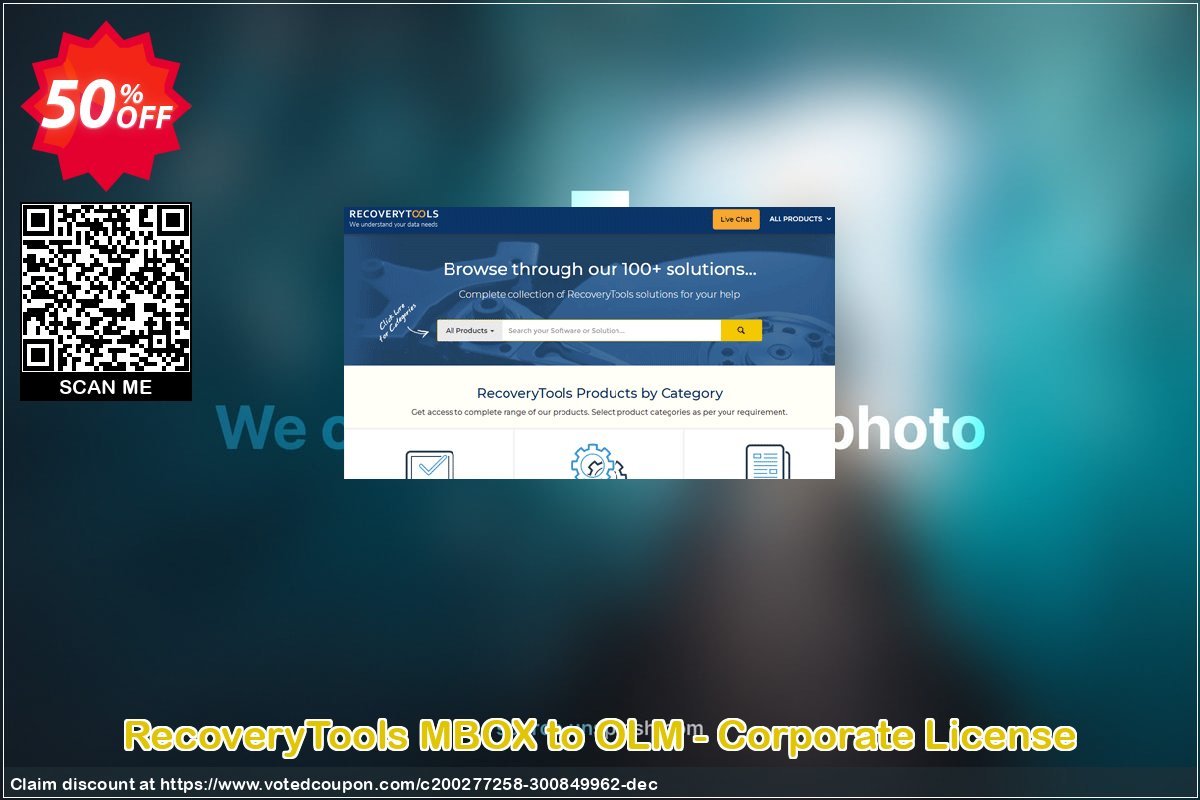RecoveryTools MBOX to OLM - Corporate Plan Coupon Code Apr 2024, 50% OFF - VotedCoupon