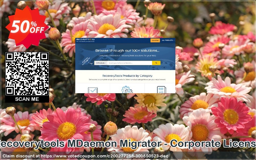 Recoverytools MDaemon Migrator - Corporate Plan Coupon Code Apr 2024, 50% OFF - VotedCoupon