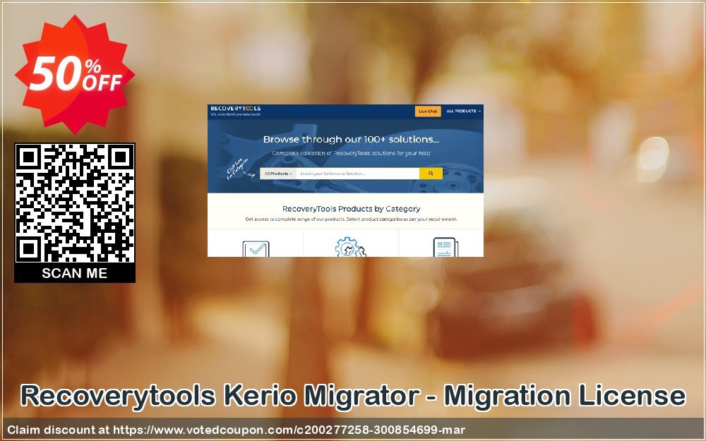 Recoverytools Kerio Migrator - Migration Plan Coupon Code May 2024, 50% OFF - VotedCoupon