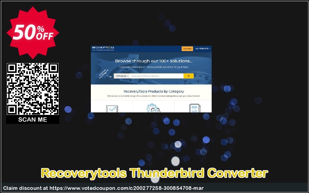 Recoverytools Thunderbird Converter Coupon Code Apr 2024, 50% OFF - VotedCoupon