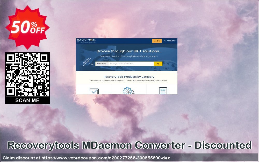 Recoverytools MDaemon Converter - Discounted Coupon Code Apr 2024, 50% OFF - VotedCoupon