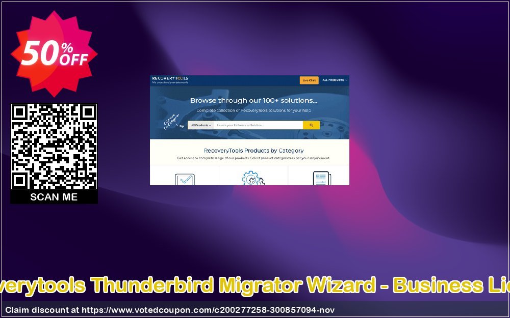 Recoverytools Thunderbird Migrator Wizard - Business Plan Coupon, discount Coupon code Thunderbird Migrator Wizard - Business License. Promotion: Thunderbird Migrator Wizard - Business License offer from Recoverytools