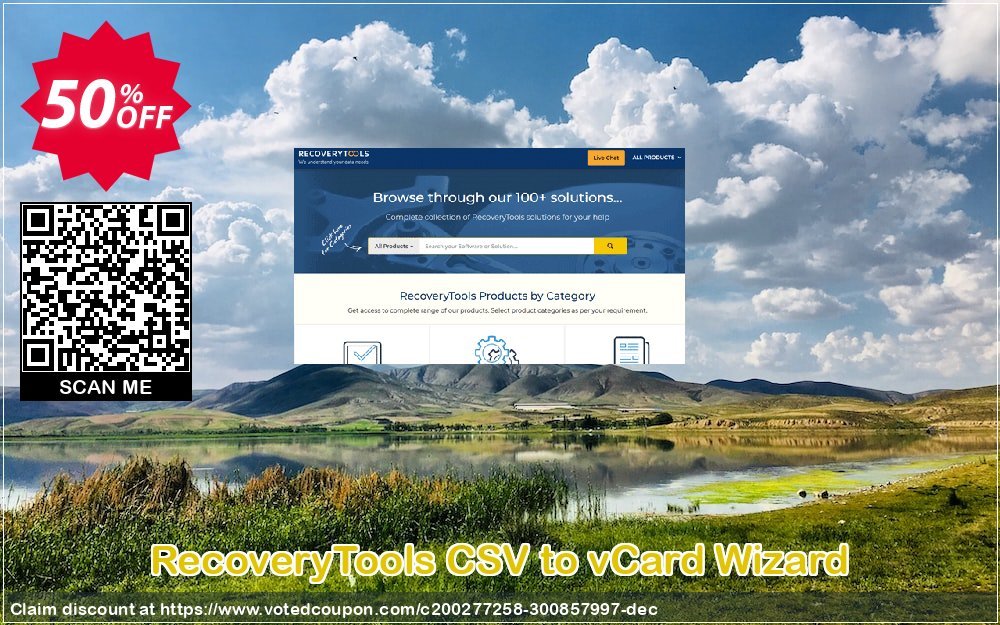 RecoveryTools CSV to vCard Wizard Coupon, discount Coupon code RecoveryTools CSV to vCard Wizard - Personal License. Promotion: RecoveryTools CSV to vCard Wizard - Personal License offer from Recoverytools