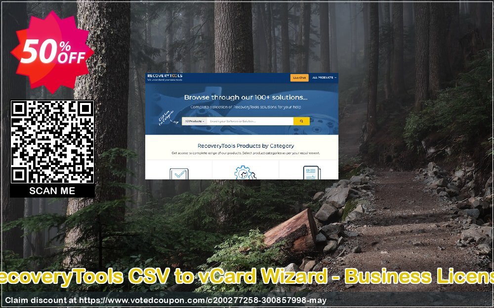 RecoveryTools CSV to vCard Wizard - Business Plan Coupon Code Apr 2024, 50% OFF - VotedCoupon