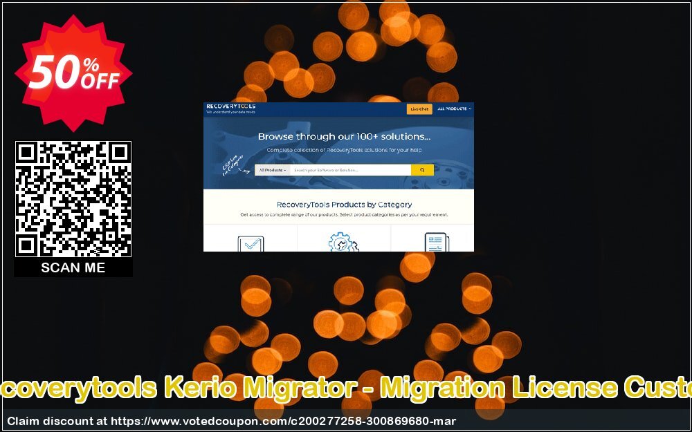 Recoverytools Kerio Migrator - Migration Plan Custom Coupon Code Apr 2024, 50% OFF - VotedCoupon