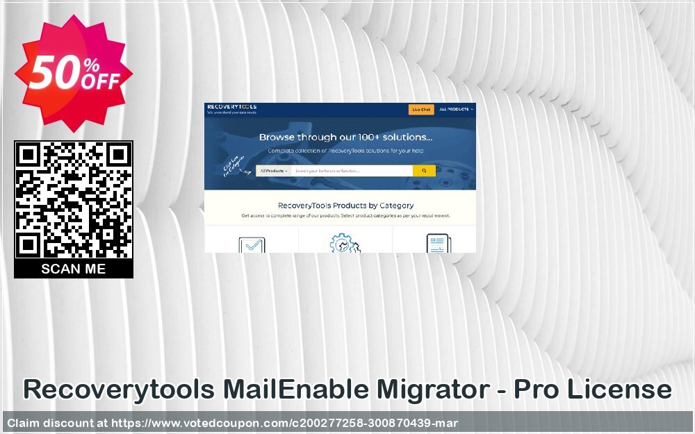 Recoverytools MailEnable Migrator - Pro Plan Coupon, discount Coupon code MailEnable Migrator - Pro License. Promotion: MailEnable Migrator - Pro License offer from Recoverytools