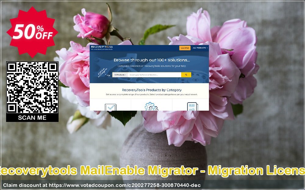 Recoverytools MailEnable Migrator - Migration Plan Coupon, discount Coupon code MailEnable Migrator - Migration License. Promotion: MailEnable Migrator - Migration License offer from Recoverytools
