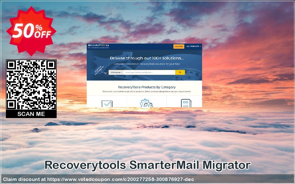 Recoverytools SmarterMail Migrator Coupon, discount Coupon code SmarterMail Migrator - Standard License. Promotion: SmarterMail Migrator - Standard License offer from Recoverytools