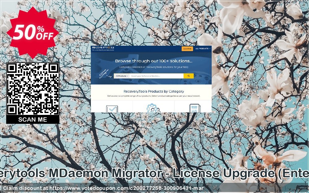 Recoverytools MDaemon Migrator - Plan Upgrade, Enterprise  Coupon, discount Coupon code MDaemon Migrator - License Upgrade (Enterprise). Promotion: MDaemon Migrator - License Upgrade (Enterprise) offer from Recoverytools