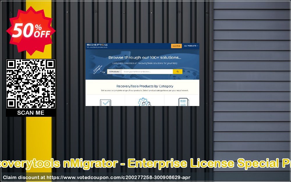 Recoverytools nMigrator - Enterprise Plan Special Price Coupon, discount Coupon code nMigrator - Enterprise License Special Price. Promotion: nMigrator - Enterprise License Special Price offer from Recoverytools