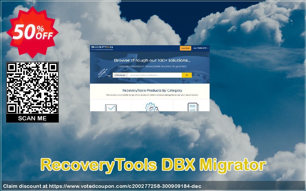 RecoveryTools DBX Migrator Coupon, discount Coupon code RecoveryTools DBX Migrator - Standard License. Promotion: RecoveryTools DBX Migrator - Standard License offer from Recoverytools