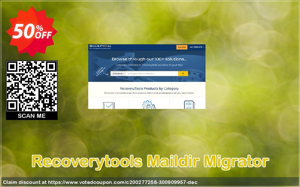 Recoverytools Maildir Migrator Coupon, discount Coupon code Maildir Migrator - Standard License. Promotion: Maildir Migrator - Standard License offer from Recoverytools