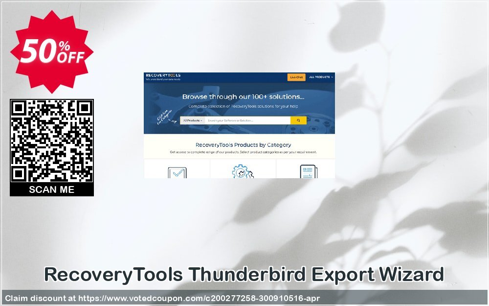 RecoveryTools Thunderbird Export Wizard Coupon Code Apr 2024, 50% OFF - VotedCoupon