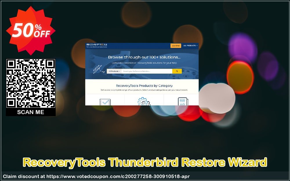 RecoveryTools Thunderbird Restore Wizard Coupon Code Jun 2024, 50% OFF - VotedCoupon