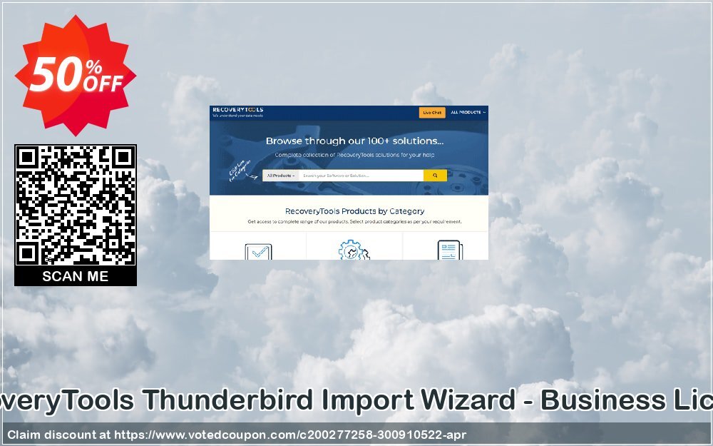 RecoveryTools Thunderbird Import Wizard - Business Plan Coupon Code Apr 2024, 50% OFF - VotedCoupon