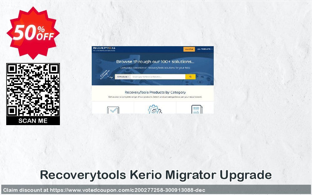 Recoverytools Kerio Migrator Upgrade Coupon, discount Coupon code Kerio Migrator - Standard License Upgrade. Promotion: Kerio Migrator - Standard License Upgrade offer from Recoverytools