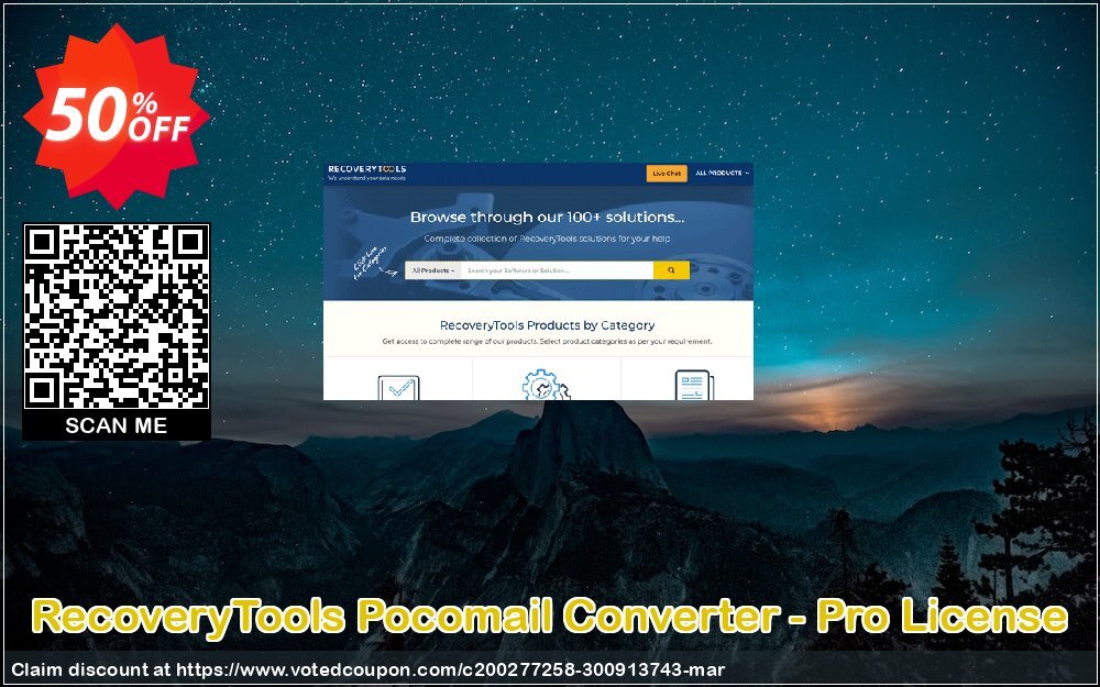 RecoveryTools Pocomail Converter - Pro Plan Coupon Code Jun 2024, 50% OFF - VotedCoupon