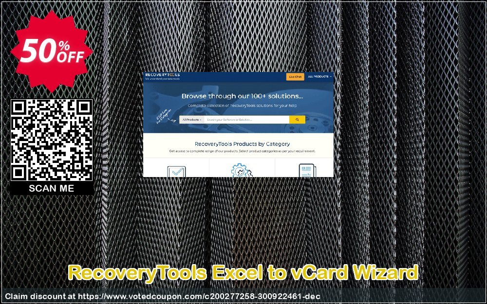 RecoveryTools Excel to vCard Wizard Coupon Code Apr 2024, 50% OFF - VotedCoupon