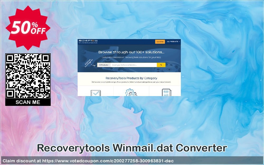 Recoverytools Winmail.dat Converter Coupon, discount Coupon code Winmail.dat Converter - Standard License. Promotion: Winmail.dat Converter - Standard License offer from Recoverytools