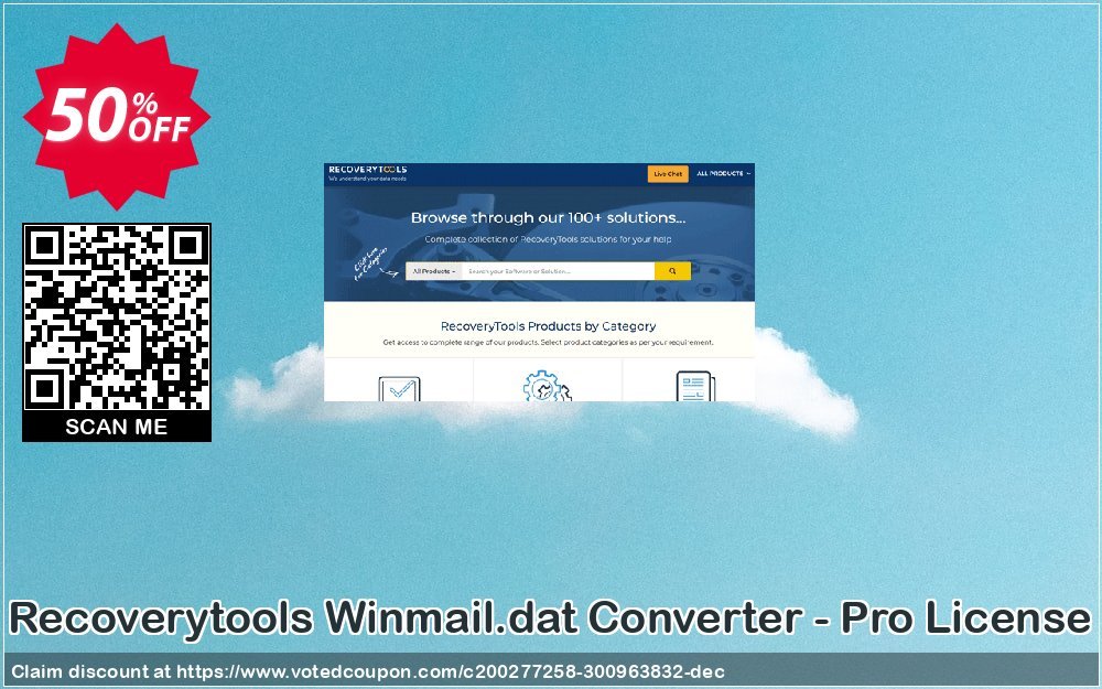 Recoverytools Winmail.dat Converter - Pro Plan Coupon, discount Coupon code Winmail.dat Converter - Pro License. Promotion: Winmail.dat Converter - Pro License offer from Recoverytools