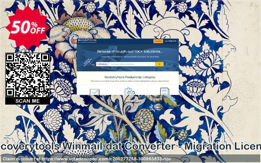 Recoverytools Winmail.dat Converter - Migration Plan Coupon, discount Coupon code Winmail.dat Converter - Migration License. Promotion: Winmail.dat Converter - Migration License offer from Recoverytools