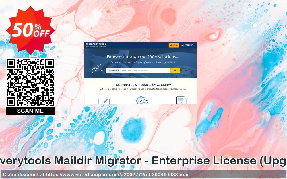 Recoverytools Maildir Migrator - Enterprise Plan, Upgrade  Coupon Code Apr 2024, 50% OFF - VotedCoupon