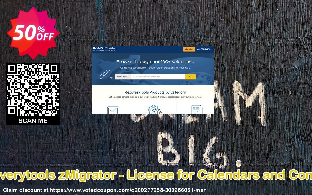 Recoverytools zMigrator - Plan for Calendars and Contacts Coupon Code Apr 2024, 50% OFF - VotedCoupon