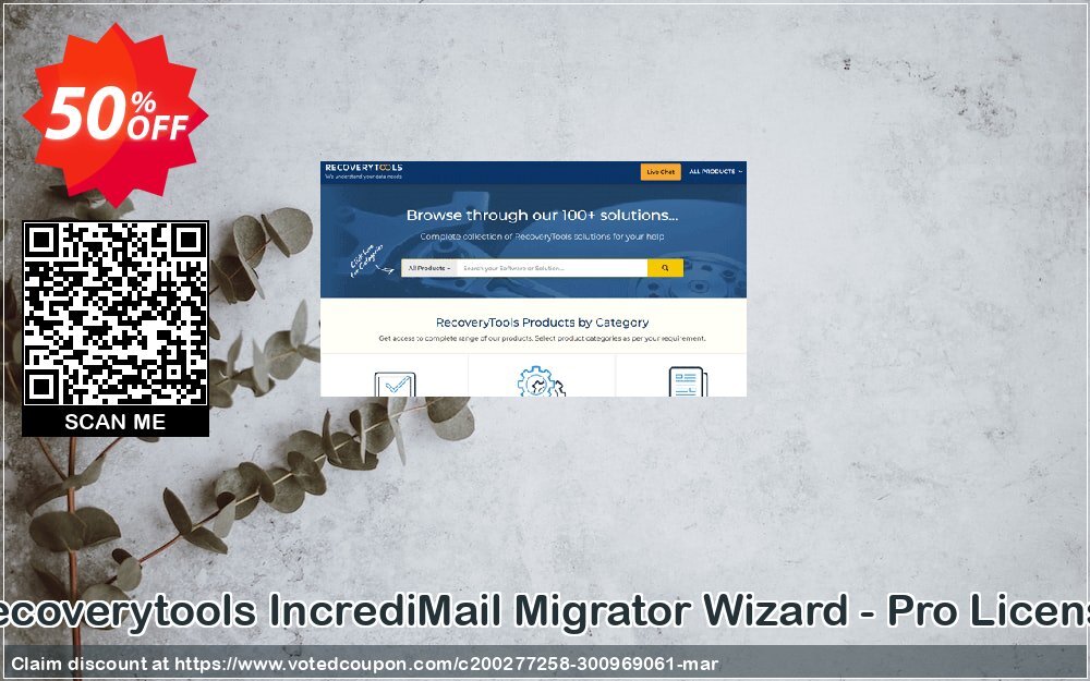 Recoverytools IncrediMail Migrator Wizard - Pro Plan Coupon, discount Coupon code IncrediMail Migrator Wizard - Pro License. Promotion: IncrediMail Migrator Wizard - Pro License offer from Recoverytools