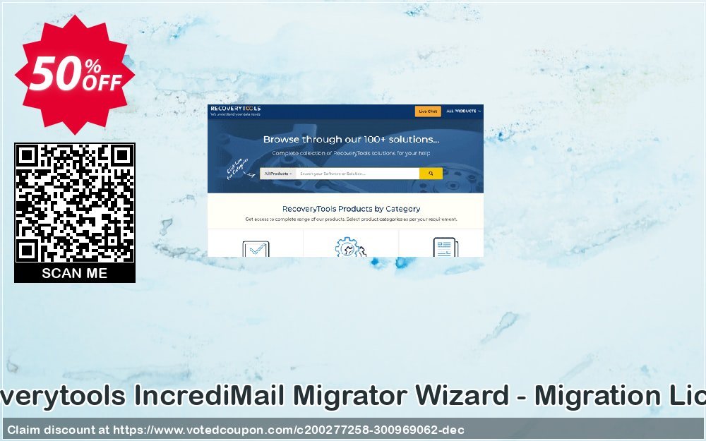Recoverytools IncrediMail Migrator Wizard - Migration Plan Coupon Code May 2024, 50% OFF - VotedCoupon