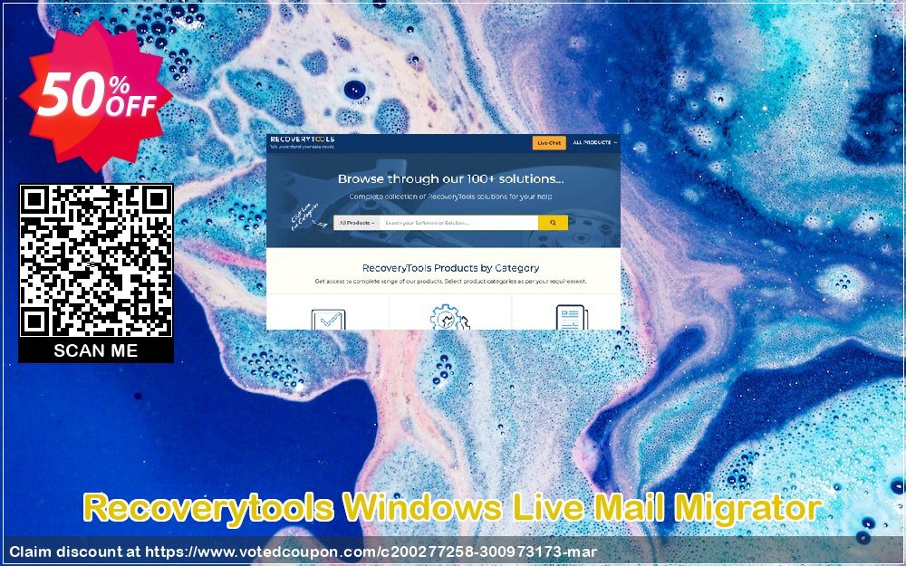 Recoverytools WINDOWS Live Mail Migrator Coupon Code May 2024, 50% OFF - VotedCoupon