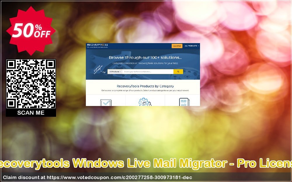Recoverytools WINDOWS Live Mail Migrator - Pro Plan Coupon, discount Coupon code Windows Live Mail Migrator - Pro License. Promotion: Windows Live Mail Migrator - Pro License offer from Recoverytools