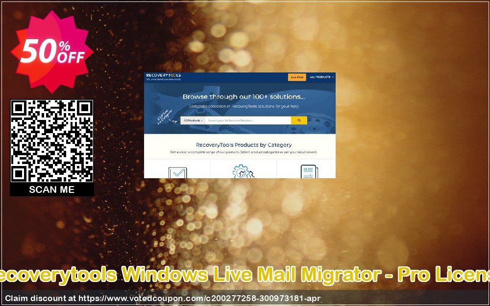 Recoverytools WINDOWS Live Mail Migrator - Pro Plan Coupon Code May 2024, 50% OFF - VotedCoupon