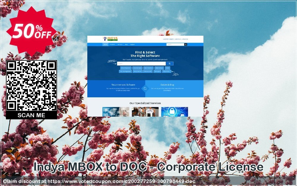 Indya MBOX to DOC - Corporate Plan Coupon, discount Coupon code Indya MBOX to DOC - Corporate License. Promotion: Indya MBOX to DOC - Corporate License offer from BitRecover