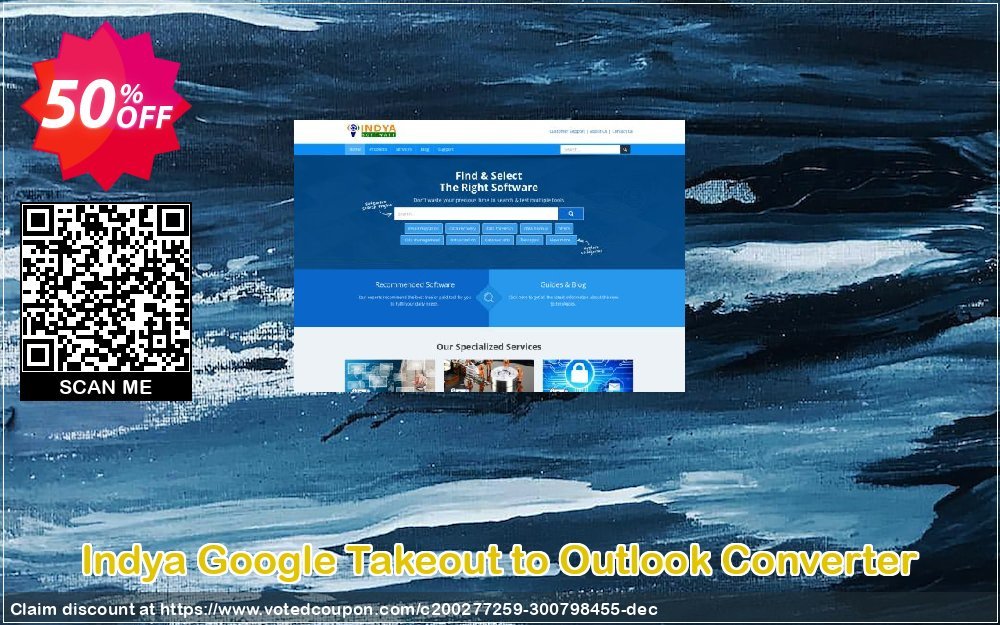 Indya Google Takeout to Outlook Converter Coupon Code May 2024, 50% OFF - VotedCoupon